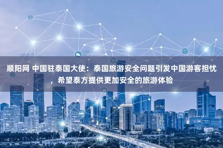 顺阳网 中国驻泰国大使：泰国旅游安全问题引发中国游客担忧，希望泰方提供更加安全的旅游体验